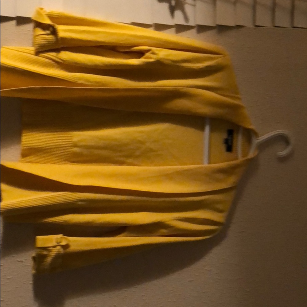 Sweater Jacket 🧥 Yellow Mustered Color